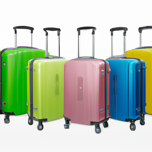 What color are the travel suitcases made in Chinese factories?