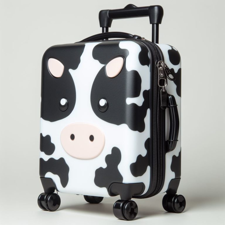 Cute Cow Trolley Luggage: Your New Travel Partner